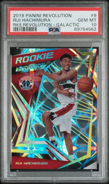 2019-20 Panini Revolution Rui Hachimura Revolution Galactic #9 card image