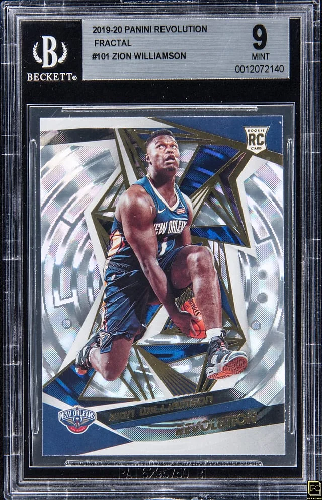 2019-20 Panini Revolution Zion Williamson Cosmic #101 card image