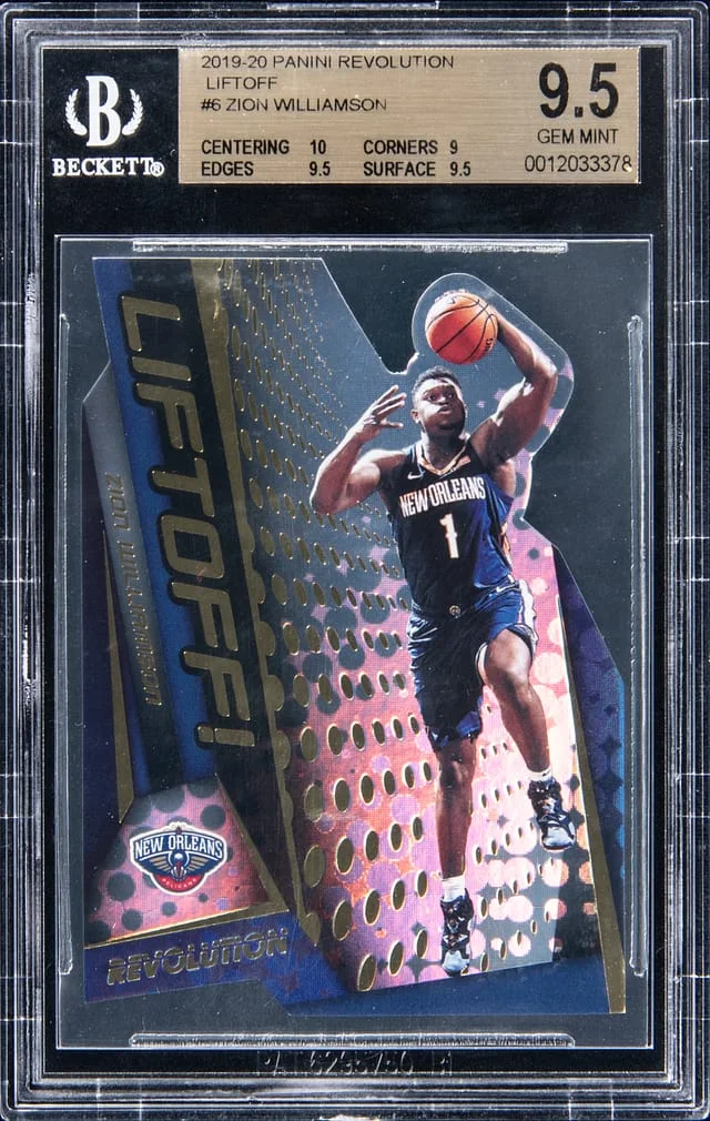 2019-20 Panini Revolution Zion Williamson Liftoff #6 card image