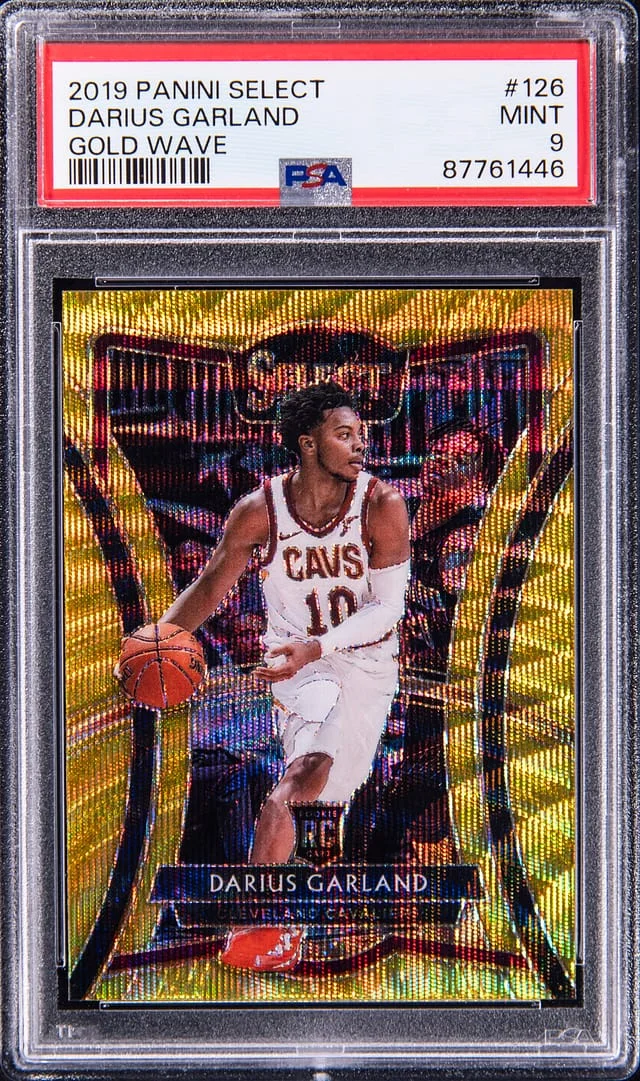 2019-20 Panini Select Darius Garland Zebra Prizm #126 card image