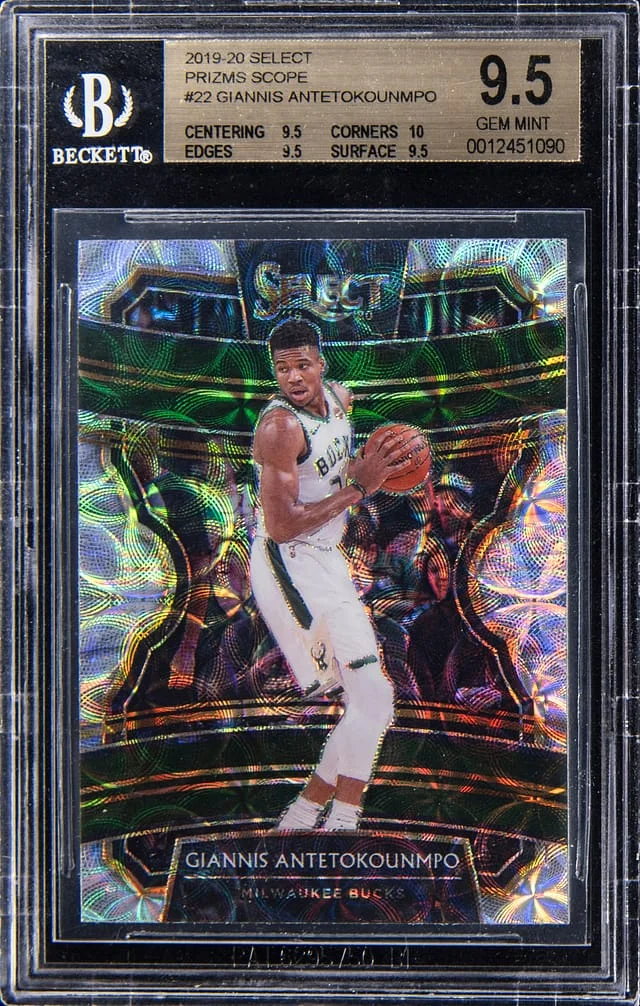 2019-20 Panini Select Giannis Antetokounmpo Scope Prizm #22 card image