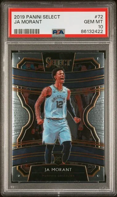 2019-20 Panini Select Ja Morant #72 card image
