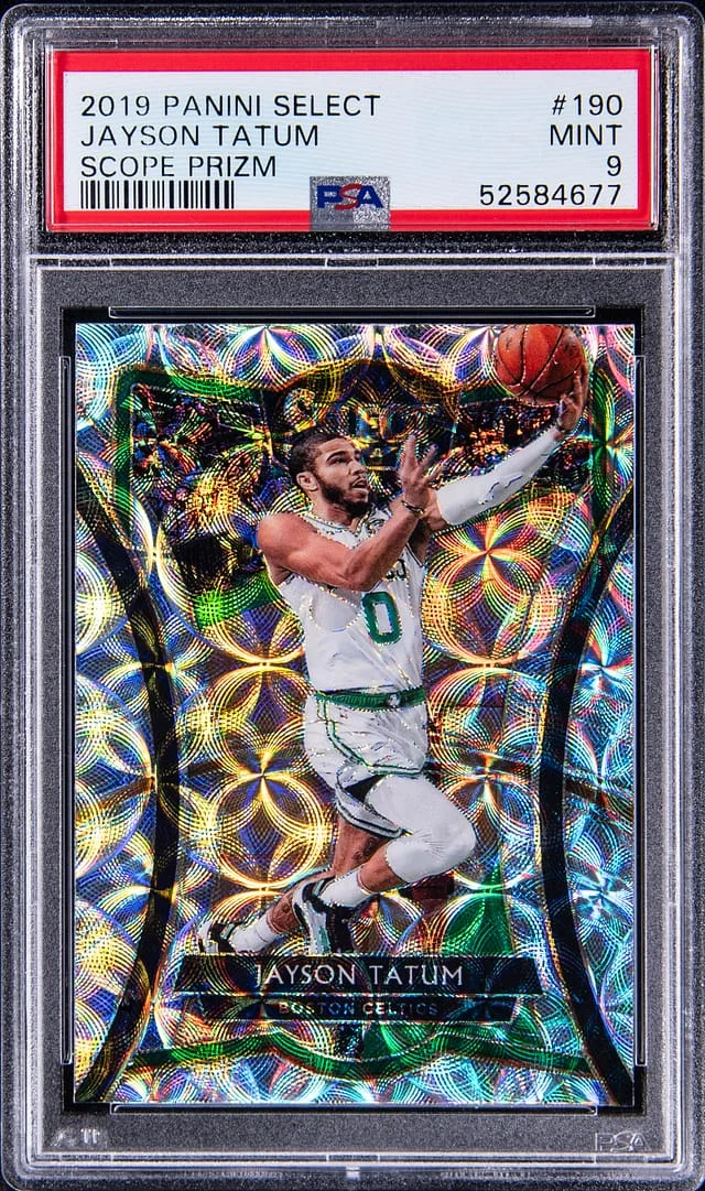 2019-20 Panini Select Jayson Tatum Scope Prizm #190 card image