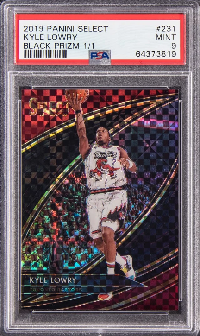 2019-20 Panini Select Kyle Lowry Courtside Black Prizm #231 card image