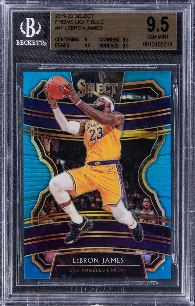 2019-20 Panini Select LeBron James Scope Prizm #47 card image