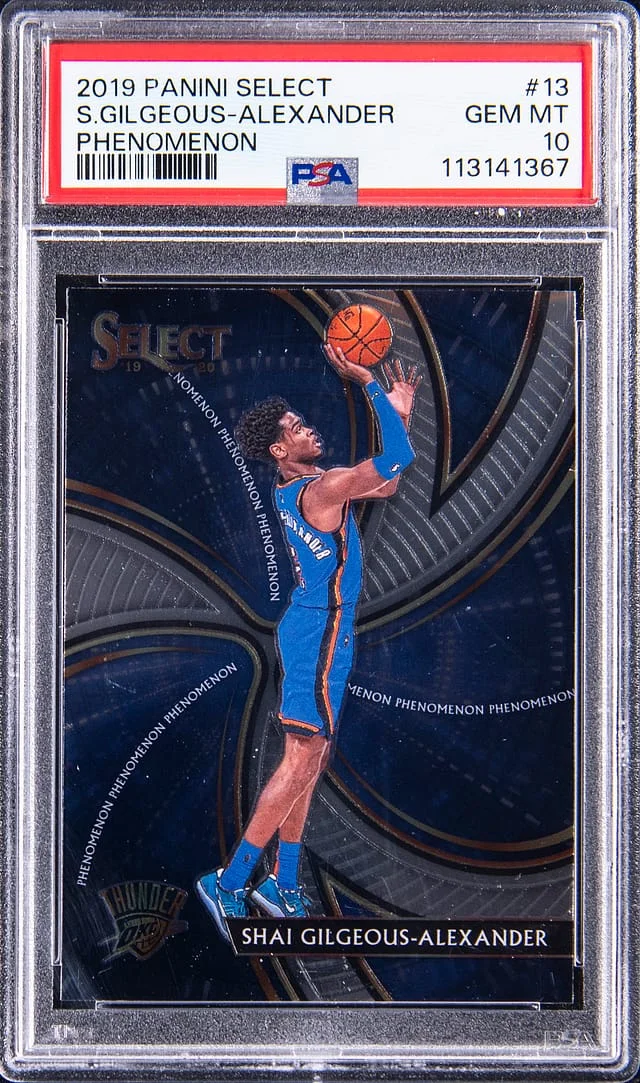 2019-20 Panini Select Shai Gilgeous-Alexander Phenomenon #13 card image