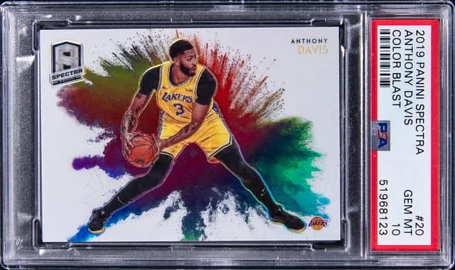 2019-20 Panini Spectra Anthony Davis Color Blast #20 card image