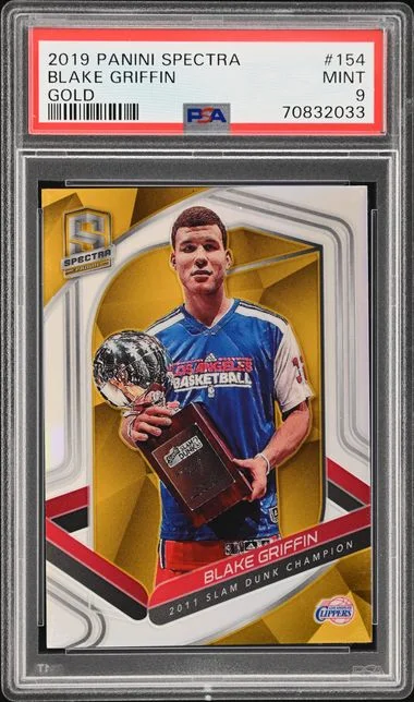 2019-20 Panini Spectra Blake Griffin Gold #154 card image