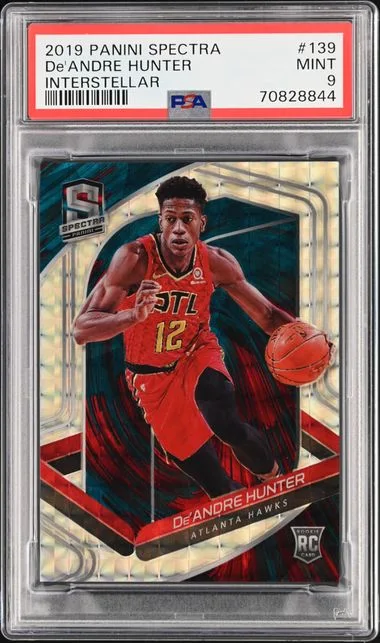 2019-20 Panini Spectra De'Andre Hunter Interstellar #139 card image