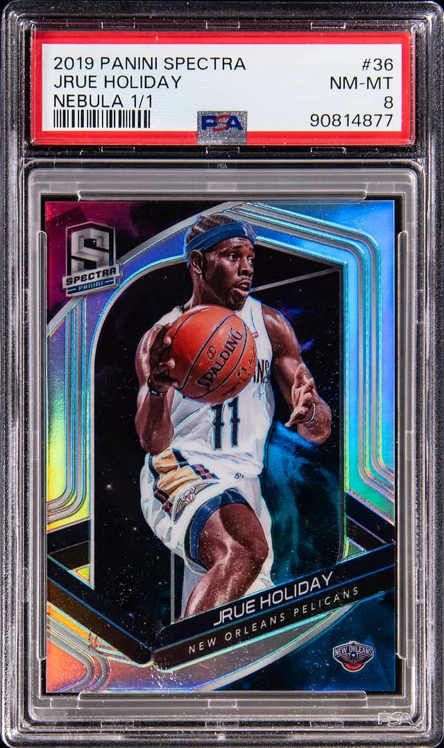 2019-20 Panini Spectra Jrue Holiday Nebula #36 card image