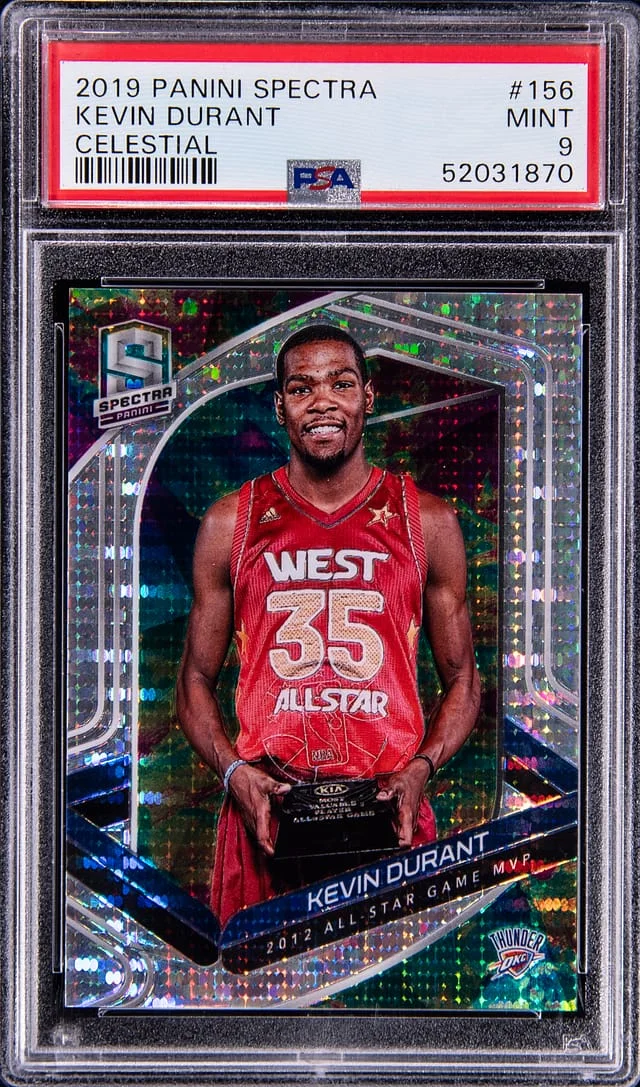 2019-20 Panini Spectra Kevin Durant Celestial #156 card image