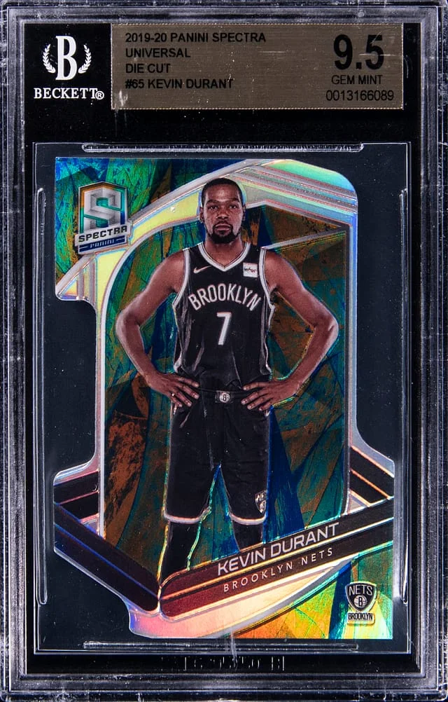 2019-20 Panini Spectra Kevin Durant Universal Die Cut #65 card image