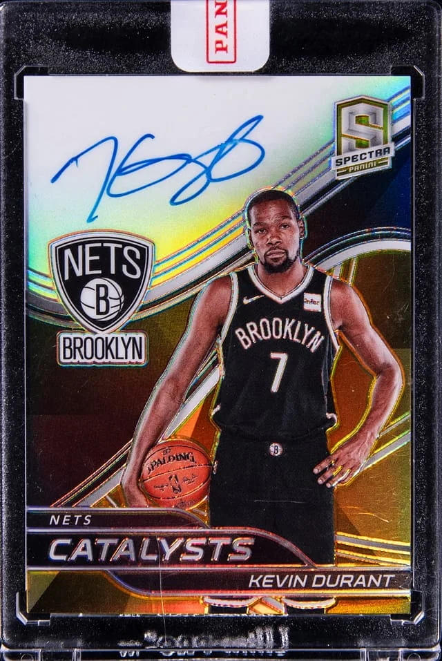 2019-20 Panini Spectra Kevin Durant Catalysts #CT-KDR card image