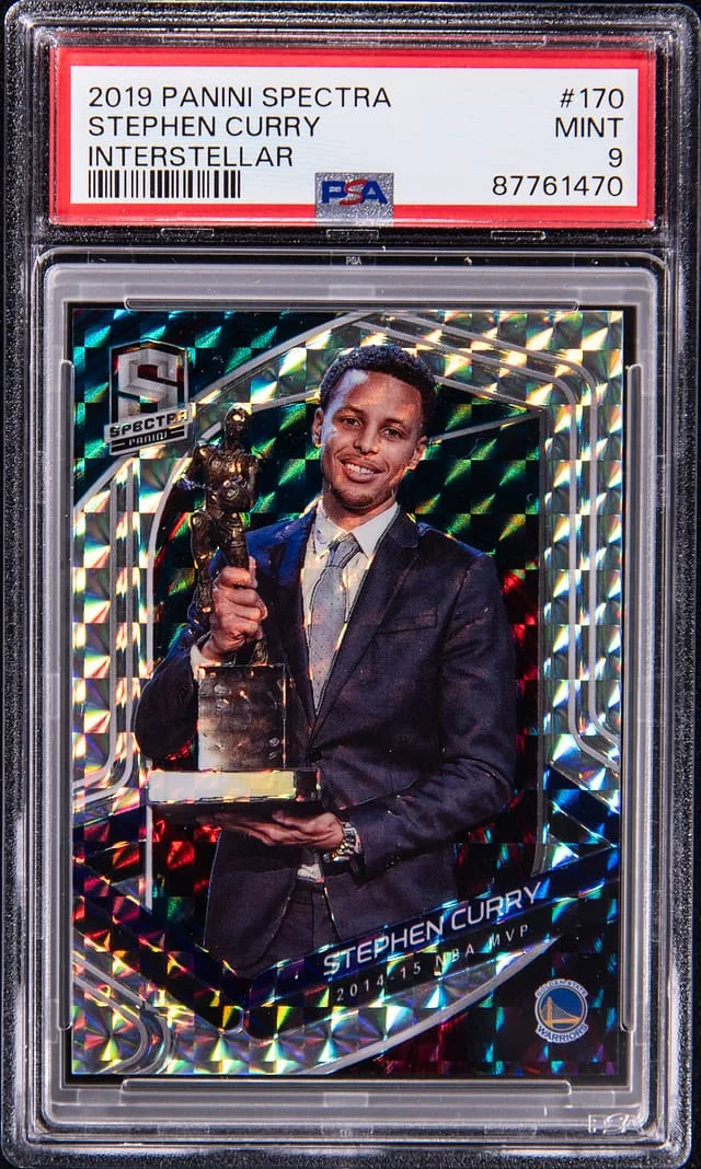 2019-20 Panini Spectra Stephen Curry Interstellar #170 card image