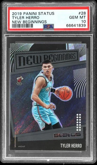 2019-20 Panini Tyler Herro Status New Beginnings #28 card image