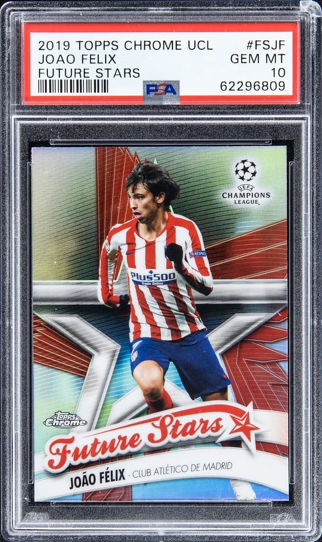 2019-20 Topps Chrome Joao Felix UCL Future Stars #FS-JF card image