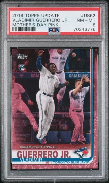 2019-20 Topps Update Vladimir Guerrero Jr. Mother's Day Pink #US62 card image