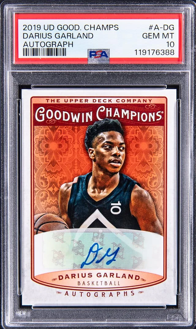 2019-20 Upper Deck Goodwin Champions Darius Garlan Autograph #A-DG card image