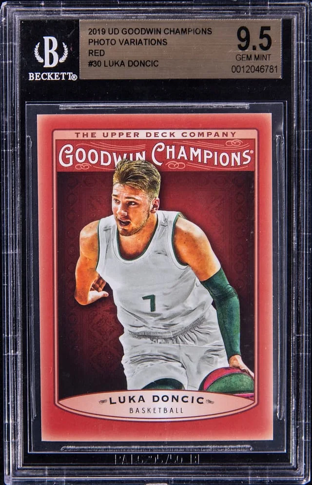 2019-20 Upper Deck Goodwin Champions Luka Doncic Photo Variation Red #30 card image