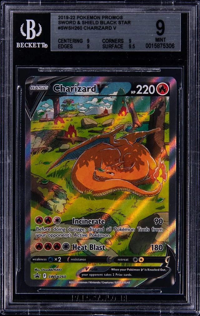 2019-22 Pokemon Promos Sword & Shield Black Star Charizard #SWSH280 card image