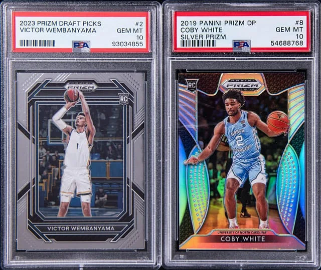 2019-23 Panini Prizm Draft Picks Victor Wembanyama and Coby White Collection (2) #no-number card image