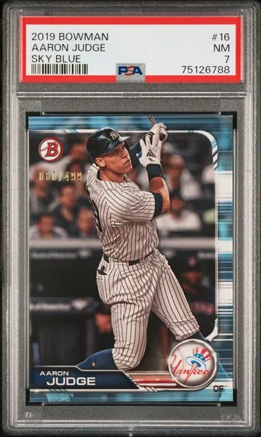 2019 Bowman Aaron Judge #16 card image