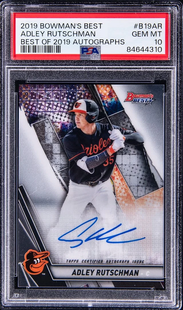 2019 Bowman Best Adley Rutschman Of 2019 Autographs #B19AR card image