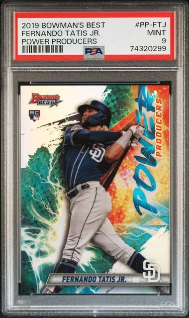 2019 Bowman Best Fernando Tatis Jr. Power Producers #PP-FTJ card image