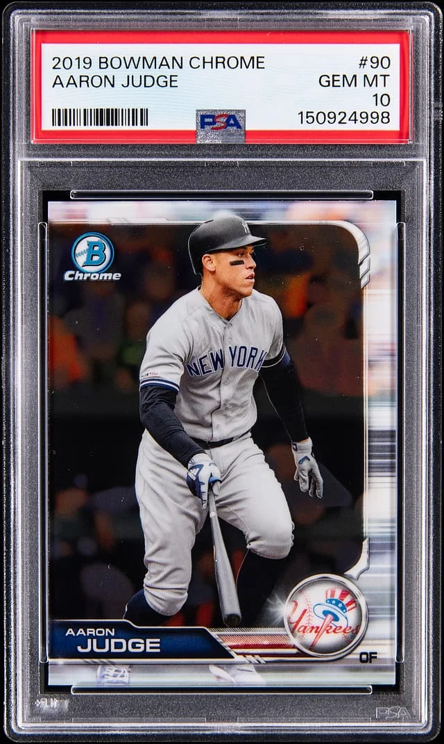 2019 Bowman Chrome Aaron Judge #90 card image