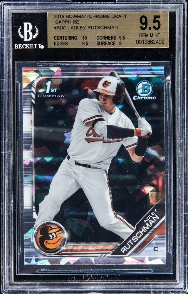 2019 Bowman Chrome Draft Adley Rutschman #Bdc-1 card image