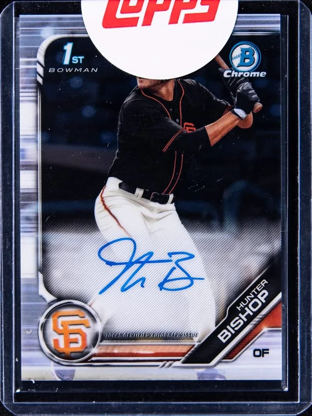 2019 Bowman Chrome Hunter Bishop #CDA-HB card image