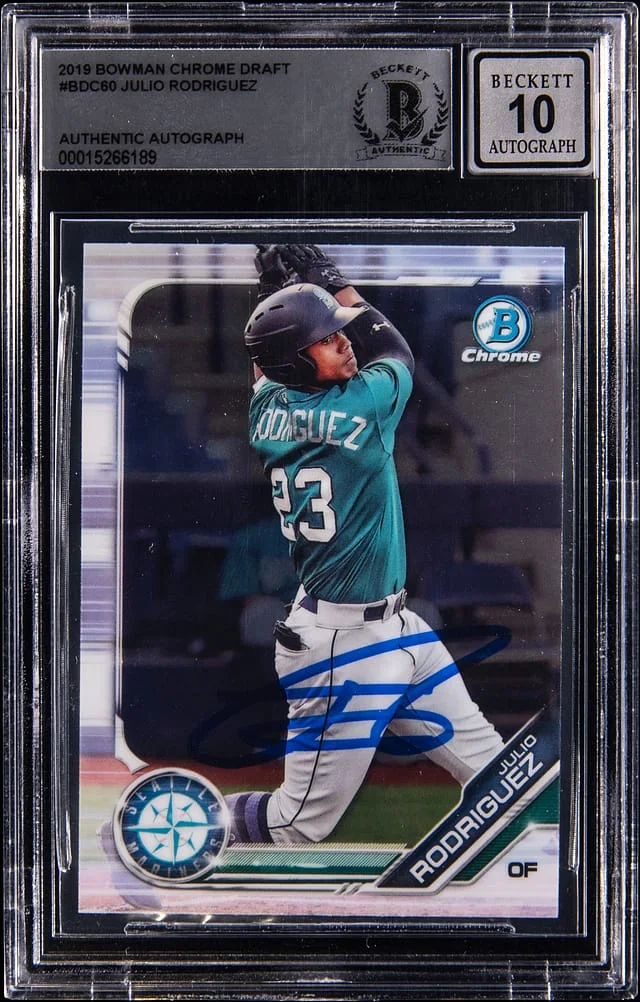 2019 Bowman Chrome Julio Rodriguez #BDC-60 card image