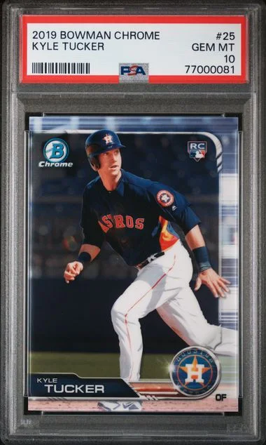 2019 Bowman Chrome Kyle Tucker #25 card image
