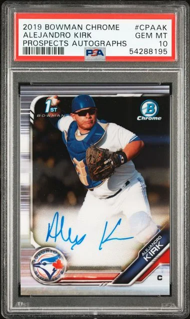 2019 Bowman Chrome Prospects Alejandro Kirk Autograph #CPAAK card image