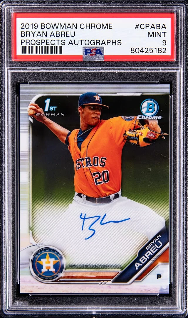 2019 Bowman Chrome Prospects Bryan Abreu Autograph #CPA-BA card image