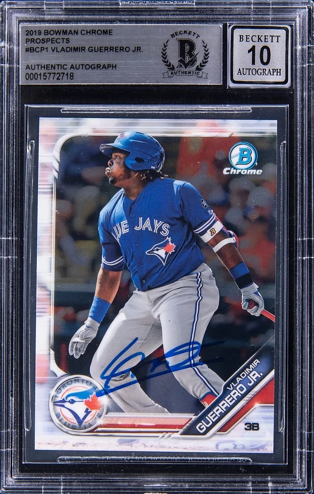 2019 Bowman Chrome Prospects Vladimir Guerrero Jr. #BCP-1 card image