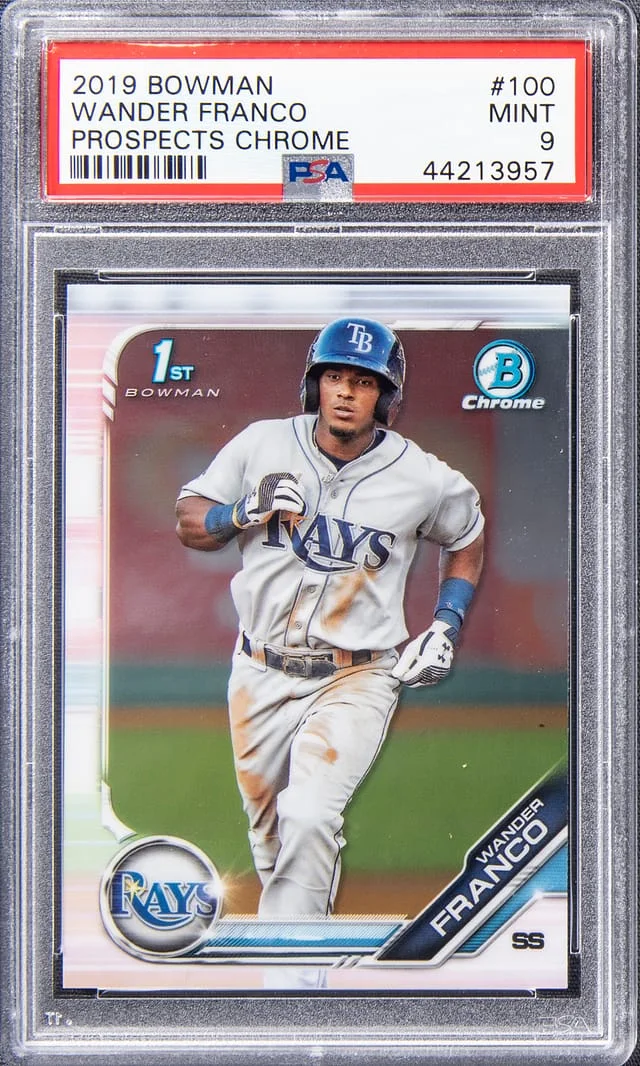 2019 Bowman Chrome Wander Franco #100 card image