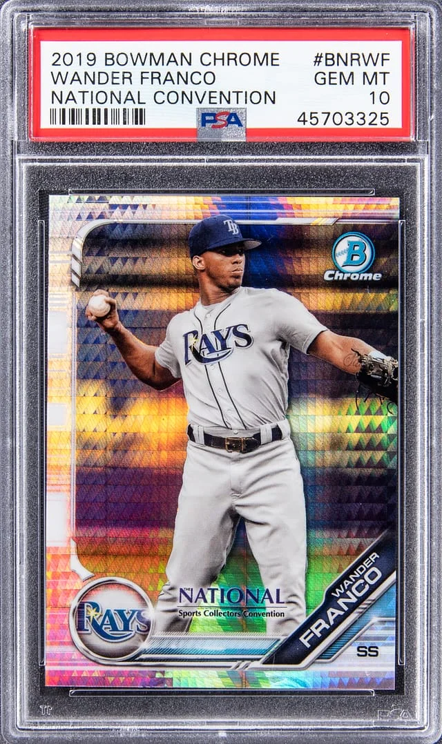 2019 Bowman Chrome Wander Franco National Convention #BNR-WF card image