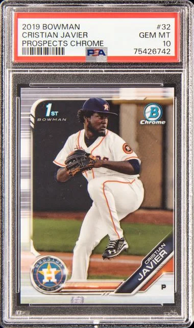 2019 Bowman Cristian Javier Prospects Chrome #BCP-32 card image