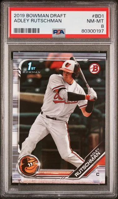 2019 Bowman Draft Adley Rutschman #BD1 card image