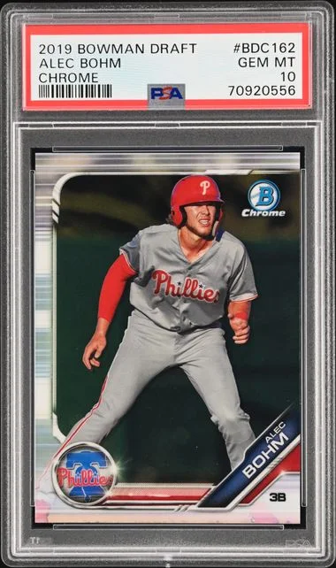 2019 Bowman Draft Alec Bohm Chrome #BDC-162 card image