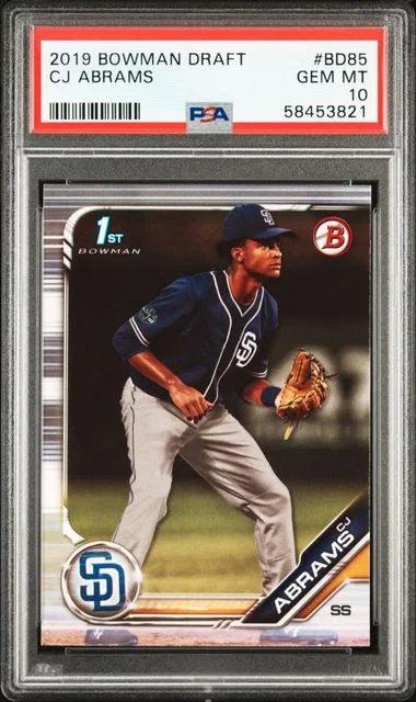 2019 Bowman Draft Cj Abrams #BD85 card image