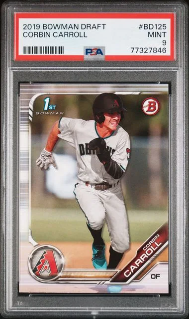 2019 Bowman Draft Corbin Carroll #Bd125 card image
