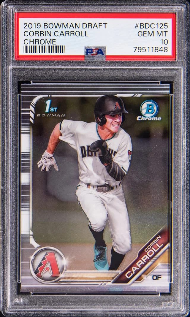 2019 Bowman Draft Corbin Carroll Chrome #BDC-125 card image
