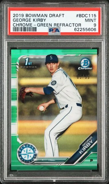 2019 Bowman Draft George Kirby Chrome Refractor #BDC-115 card image
