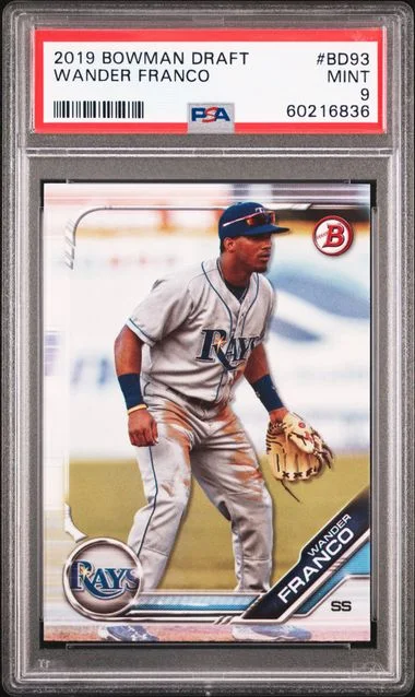 2019 Bowman Draft Wander Franco #BD93 card image