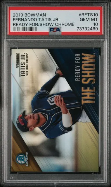 2019 Bowman Fernando Tatis Jr. Ready For The Show Chrome #RFTS-10 card image