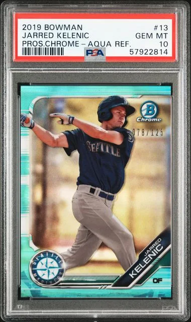 2019 Bowman Jarred Kelenic Prospects Chrome #13 card image