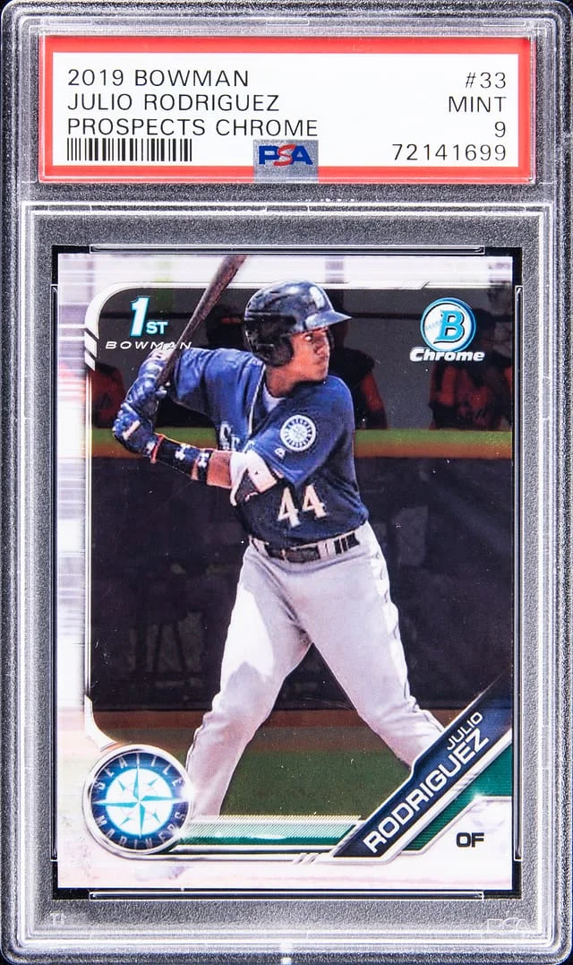 2019 Bowman Julio Rodriguez Prospects Chrome #BCP-33 card image