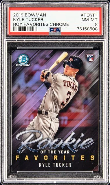 2019 Bowman Kyle Tucker Of The Year Favorites Chrome #ROYF1 card image